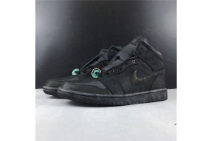 CLOT x Air Jordan 1 Mid GPX Fearless (Black Color ) - CU2804-300
