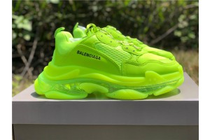 Balenciaga Triple S Clear Sole Fluo Yellow
