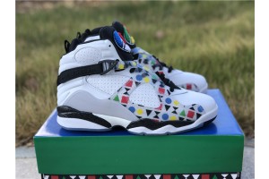 Air Jordan 8 Retro Quai 54 White CJ9218-100
