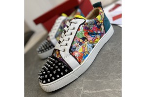 Christian Louboutin Louis Junior Spikes Sneakers CLLT-014