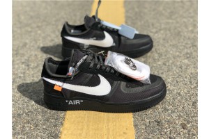 OFF-WHITE X Nike Air Force 1 Black AO4606-001