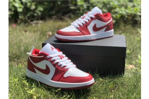 Air Jordan 1 Low Gym Red White - 553558-611