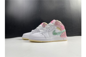 Jordan 1 Mid Paint Drip (GS) DD1666-100