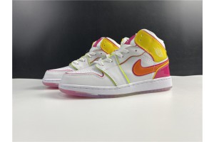 Air Jordan 1 Mid SE GS Edge Glow CV4611-100