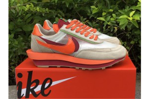 Nike LDWaffle CLOT sacai Net Orange Blaze DH1347-100