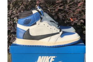 Travis Scott x Fragment x Air Jordan 1 High OG Military Blue DH3227-105