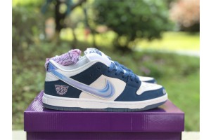 Born x Raised x Nike SB Dunk Low White Blue