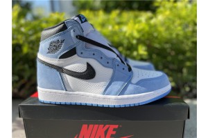 Jordan 1 Retro High White University Blue Black 555088-134