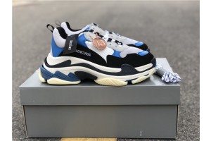 Balenciaga Triple S White-Black-Blue BAL-N33 