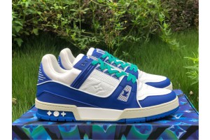 Louis Vuitton LV Trainer Blue 1A5PYF 7