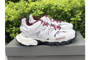 Balenciaga Track Sneaker 'White Burgundy' 542023- W3AD1 -9066