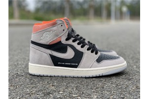 Jordan 1 Retro High Neutral Grey Hyper Crimson 555088-018