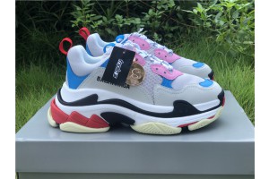 Balenciaga Triple S Sneaker Grey/Pink/Blue 584088-W06E2-1150