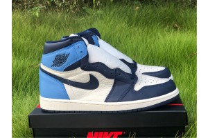Air Jordan 1 Retro High OG Obsidian UNC 555088-140