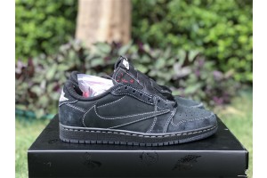 Travis Scott x Air Jordan 1 Low Black Phantom