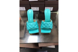 BOTTEGA VENETA The Lido Ladies Acid Mules Blue/Black/Brown/White