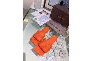 Bottega Veneta Slides Black/Nude/Orange/White