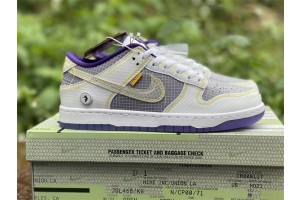 Nike Dunk Low Union Passport Pack Grey Purple DJ9649-500