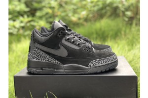 Air Jordan 3 Oregon Black Dark Grey  - AJ3-902027