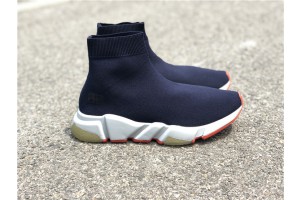 Balenciaga Speed Sneaker Navy/White-Yellow/Red 506344-W05G0-4102