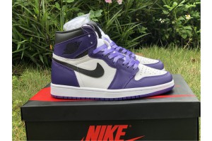 Air Jordan 1 Retro High Court Purple White 555088-500