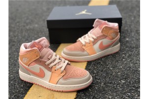 Air Jordan 1 Mid Apricot Orange (W) - DH4270-800