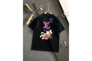 Louis Vuitton letter printing short sleeves T-shirt