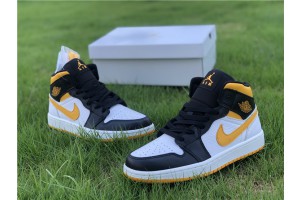 Air Jordan 1 Mid Laser Orange Black (W) - CV5276 107
