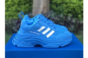 Adidas x Balenciaga Triple S Blue