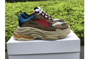 Balenciaga Triple S Red/Brown