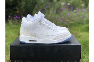 Air Jordan 3 Retro Pure White - 136064-111