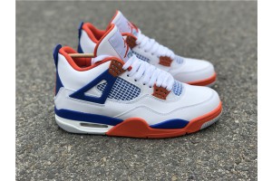 Air Jordan 4 Retro OG White Blue Orange - 308497-171