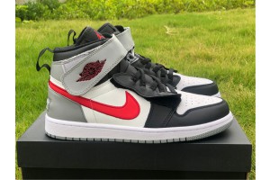 Jordan 1 Flyease Black Particle Grey Gym Red CQ3835-002