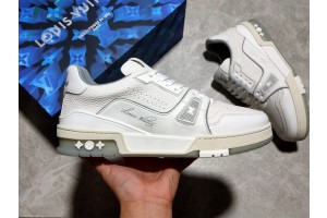 Louis Vuitton Trainer White Signature 1A8WB9