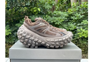 Balenciaga Defender Monocolor Rubber/Mesh/Coffee Palm