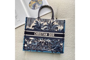 Dior Book Tote with Palm Trees