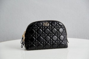 Christian Dior cosmetic bag Black/ Nude