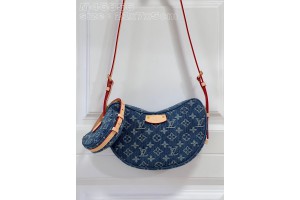 Louis Vuitton Croissant Monogram Denim Bag
