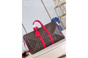 Louis Vuitton Keepall Bandoulière 50 Monogram Macassar