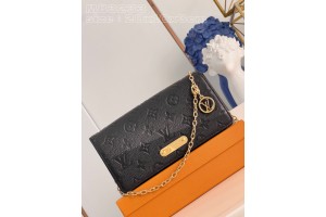 Louis Vuitton Wallet On Chain Lily Monogram Empreinte