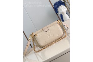 Louis Vuitton Multi Pochette Accessoires Monogram Empreinte Bag