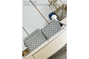 Louis Vuitton Monogram Embossed Cowhide Leather Messenger Bag