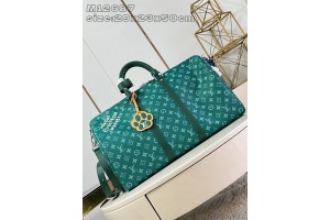 Louis Vuitton KEEPALL BANDOULIÈRE 50 Monogram Eclipse Bag