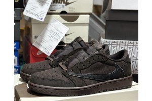 Air Jordan 1 Retro Low OG SP Travis Scott Velvet Brown 