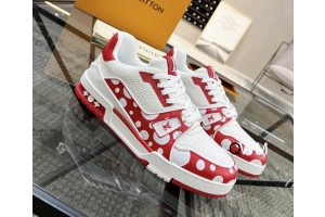 LV x Yayoi Kusama Trainer Sneaker (2023) - Red