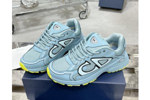 Reflective Dior B30 Sneaker CD30 - Blue Neon Yellow