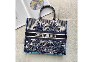 Dior Book Tote with Palm Trees